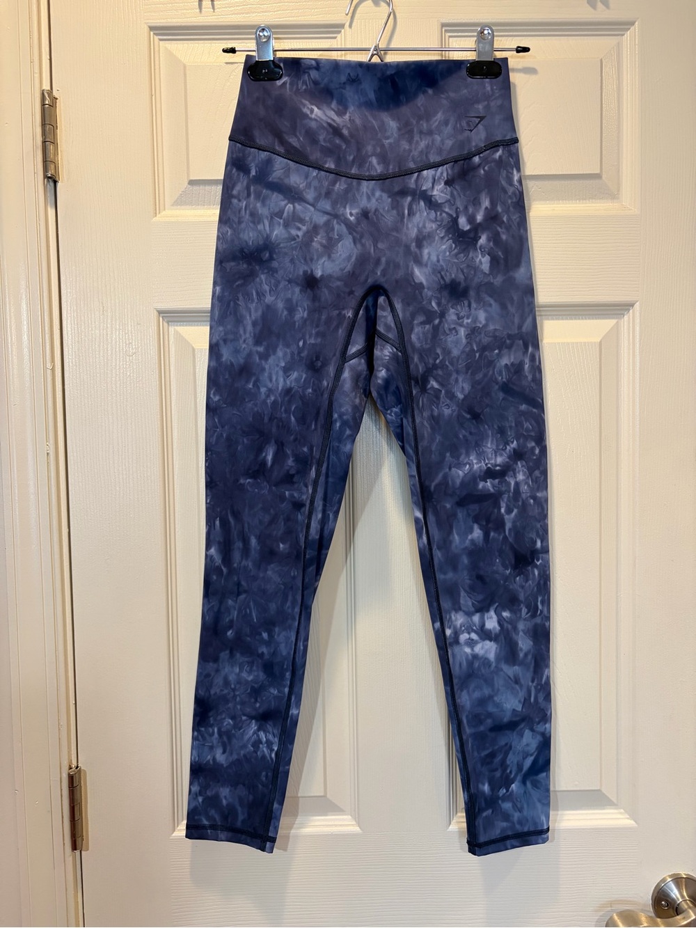 Gymshark Women’s High Rise Leggings Tie-dye Blue Size Medium